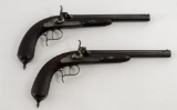 Pair of Antique Belgian Dueling Pistols
