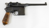 Commercial Mauser C96 9mm Pistol