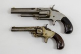 Two Smith & Wesson Tip Up Revolvers