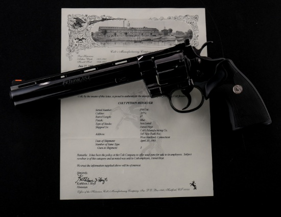 Colt Python .357 Mag 8" Hoyt Collection