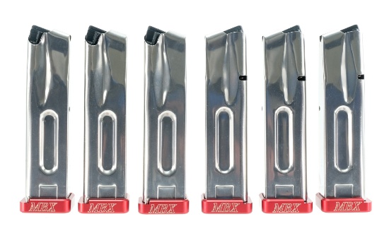 Six MBX Extreme STI 2011 9mm Pistol Magazines