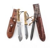 Three Estate Fixed Blade Knives