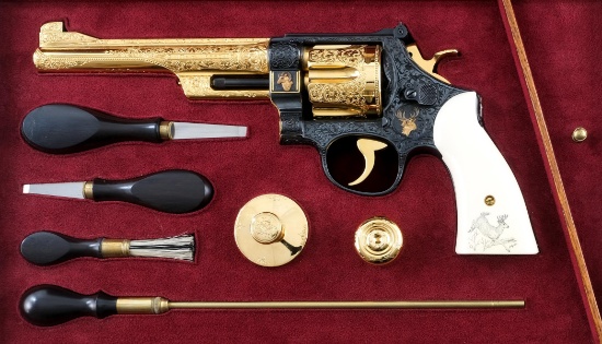 Colt Firearms Colt 45 Automatic Handgun Tie Clip ~ Gold Plated ~ Vintage NOS 