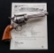 Engraved Colt New Frontier SAA .45 LC Revolver