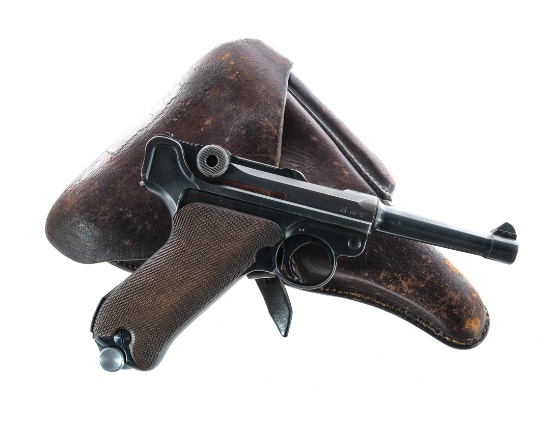 German WWII Mauser 42 Code 1939 P08 Pistol