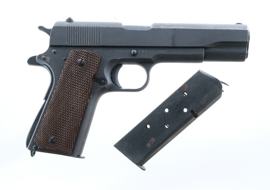 WWII Remington Rand 1911A1 Semi Auto Pistol .45