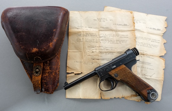 Papered Japanese Nambu Type 14 8mm Semi Pistol