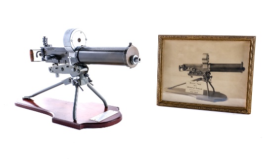 Miniature Maxim Type Machine Gun George Braun 1930