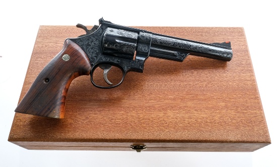 Engraved S&W 29-2 .44 Mag Revolver
