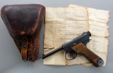 Papered Japanese Nambu Type 14 8mm Semi Pistol