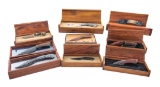 OZ Signed Stone Knives 10 Pcs Knives & Cases