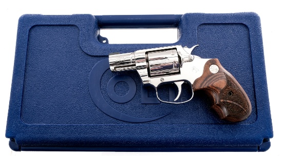 Colt Bright Cobra Model D .38 Spl Revolver
