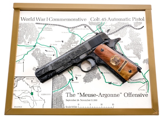 Colt 1911 WWI Commemorative Deluxe .45 Semi Pistol