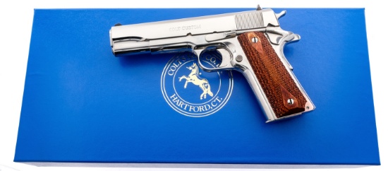 Colt Custom Government Stainless .38 Super 1911