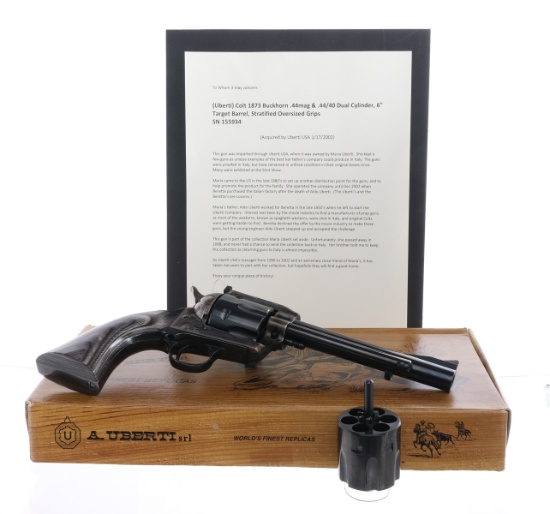 Uberti 1873 Buckhorn .44 Mag SA Revolver