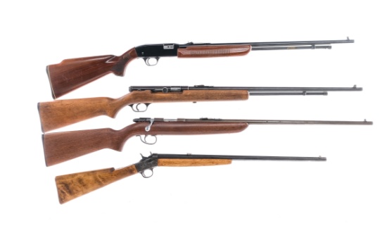 Estate Long Gun Lot 4 Pcs Rifles