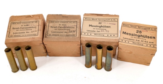 German Brass Shotgun Shells 100 Pcs Ammunition
