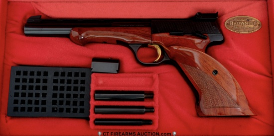 Belgian Browning Medalist .22 LR Semi Auto Pistol