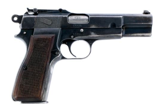 Finnish Contract FN Hi Power 9mm Semi Auto Pistol