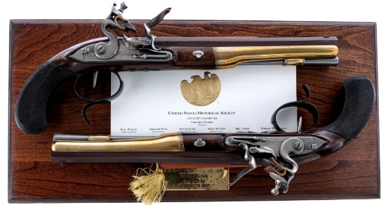 Hamilton/Burr .54 U.S. Historical Society Pistols