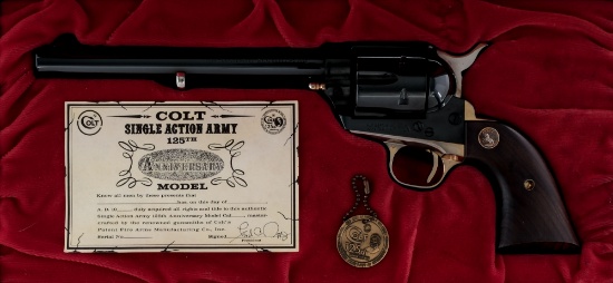 Colt 125th Anniversary SAA .45 Revolver