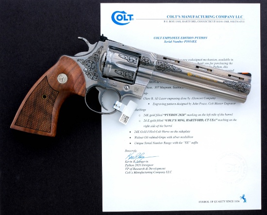 Colt Python Engraved Employee Edition .357 Mag