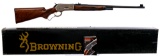 Engraved Browning 71 High Grade .348 Win Rifle