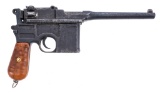 Mauser C96 7.63x25mm Semi Auto Pistol