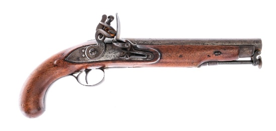W. Parker .65 Flintlock Pistol