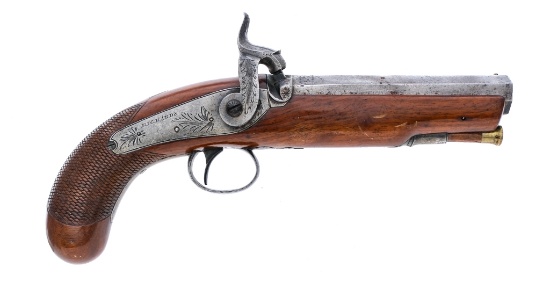 Westley Richards London .50 Percussion Pistol