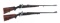 Springfield / Mauser Sporterized 2Pcs Lot Rifle