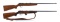 Remington .22 2Pcs Lot Bolt Action Rifle