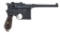 Mauser C96 7.63x25mm Semi Auto Pistol