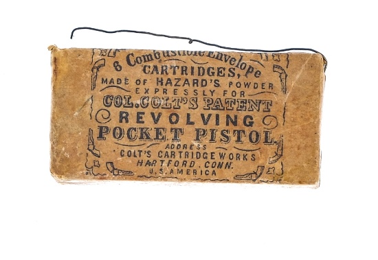 U.S. Civil War Era Colt .31cal Envelope Cartridges