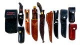 Assorted Fixed Blade/Folding Knife Lot 11 Pcs