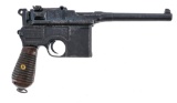 Mauser C96 7.63x25mm Semi Auto Pistol