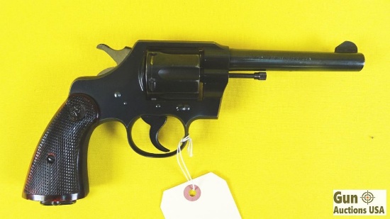 COLT OFFICIAL POLICE .38 S&W Revolver. Excellent Condition. 5" Barrel. Shiny Bore, Tight Action Beau