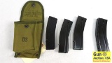 Magazines. Like New Condition. 4 Qty 30 Round - .30 Caliber Carbine Magazine with Canvas Case Dated