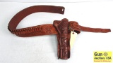 El Paso Saddlery Leather Holster. Excellent Condition. This Beautiful 34-46 Inch Leather Holster is