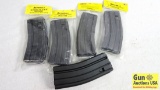Brownells Magazines. NEW in Box. 5 Qty 30 Round Magazines For AR-15/M-16 Featuring Green Follower Ha