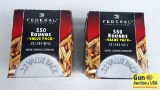 Federal Hollowpoint .22 Cal. Ammo. NEW in Box. 2 Boxes of 550 Rounds -1100 Rounds Total 36-Grained C