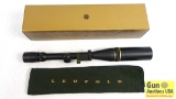 Leupold VariX III . 6.5-20x40 With Adjustable Front Objective and Sunshade. ATTACHED Scope Level. LI