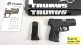 Taurus PT-111 G2  9mm Pistol This Great Gun has Polymer Lower With Light Rail and Bl