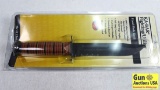 KA-BAR USMC (04-1218CP) Knife. NEW in Box. New Fixed Blade Knife, 1095 Carbine Steel Blade, Full Tan