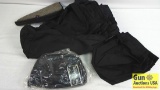 Gun Bags. Very Good Condition. 10 Black Ballistic Nylon Gun Bags with Zipper Enclosure, 1 Roma Leath