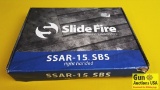 Slide Fire SSAR-15 SBS AR Style Bump Stock. Right Handed. NEW in Box.