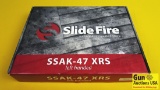 Slide Fire SSAK-47 XRS 7.62 X 39 Bump Stock. LEFT Handed. NEW in Box.