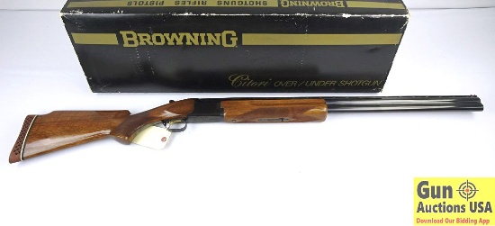 Browning CITORI 12 ga. Vent Rib O/U Shotgun. Excel