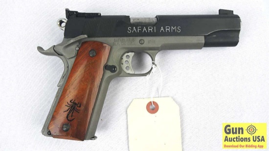 SAFARI 1911A1 .45 ACP Semi Auto Pistol. Good Condi