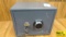 RY Hand Gun Safe . Good Condition. Great Safe to Keep Your Firearms Secure. Hammered Grey Metal Fini